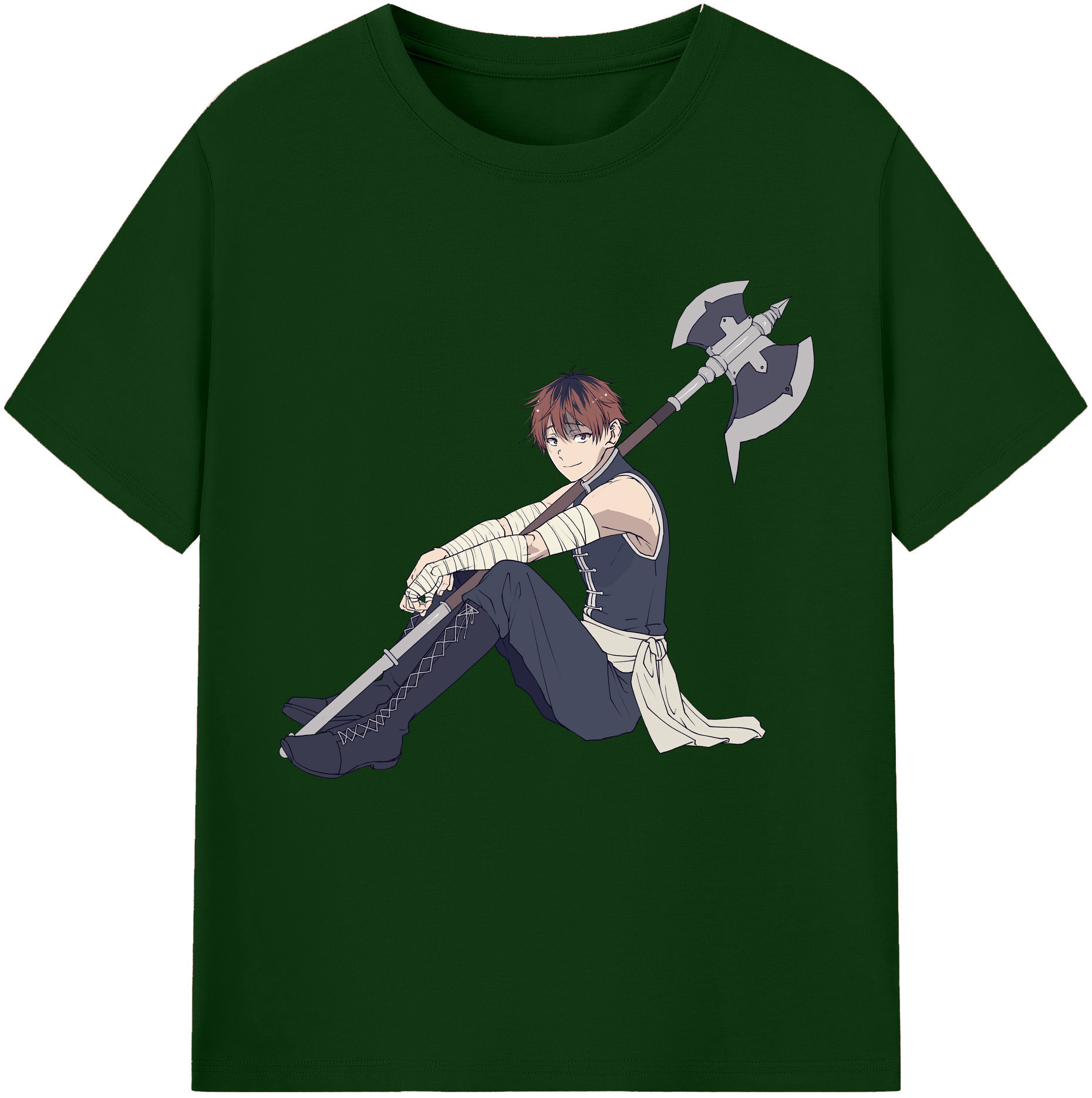 （画像用） 葬送のフリーレン Frieren 綿100％半袖Tシャツ（フロントプリント）